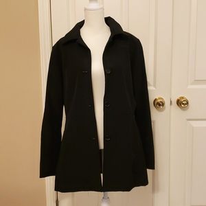 Marc New York black polyester city coat
